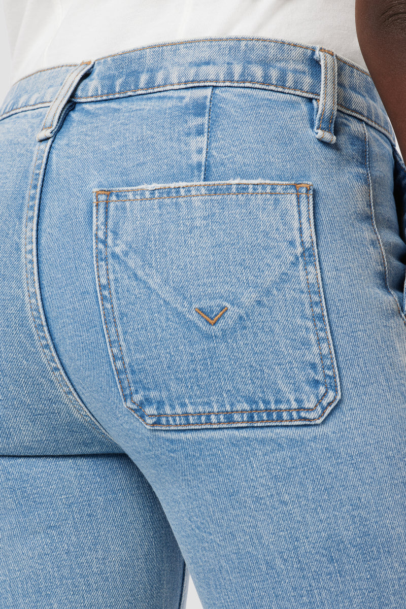 Rosie High-Rise Wide Leg Cargo Jean