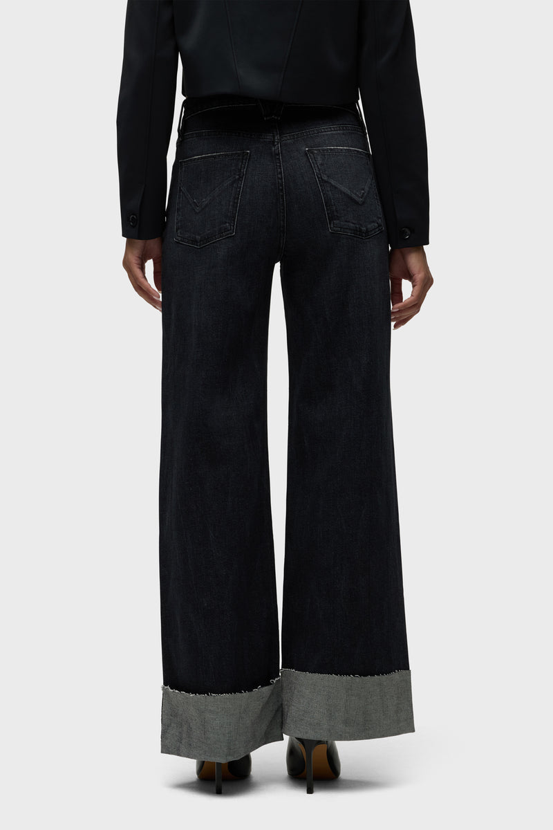 Jodie Wide Leg Petite Jean w/ Cuff
