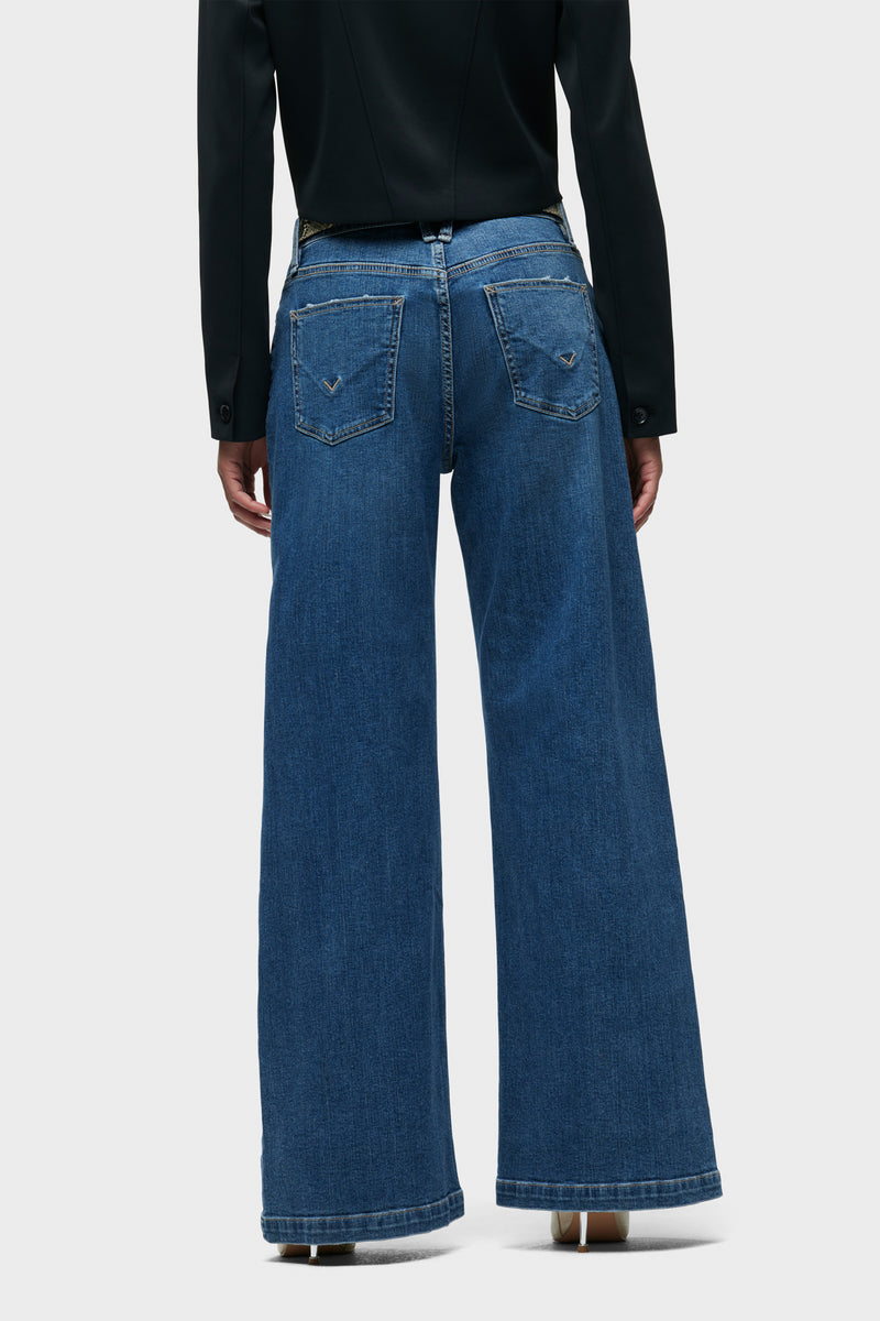 Jodie Loose Fit Wide Leg Jean | Premium Italian Fabric