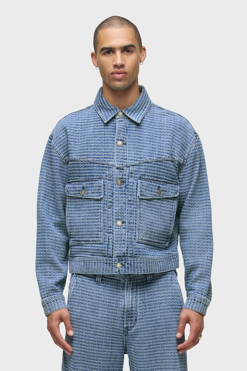 Jacquard Trucker Jacket