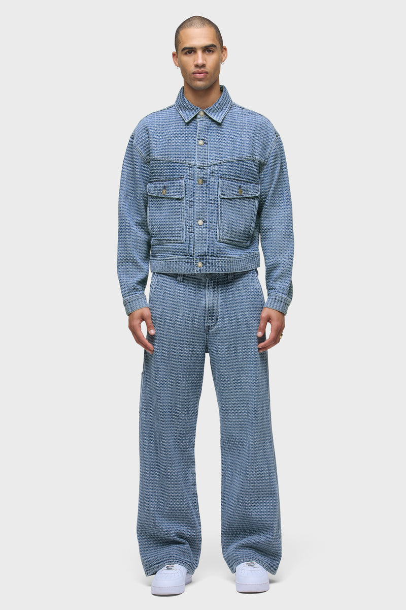 Jacquard Trucker Jacket