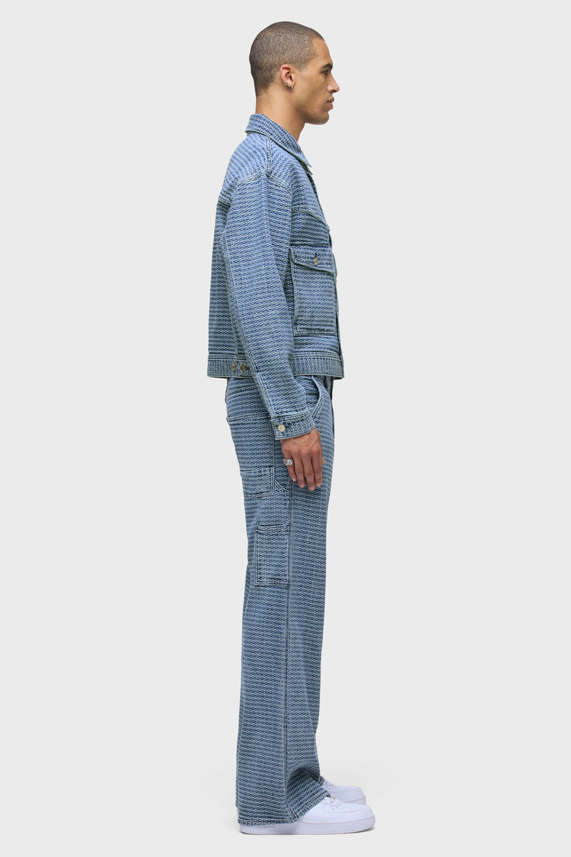 Jacquard Trucker Jacket