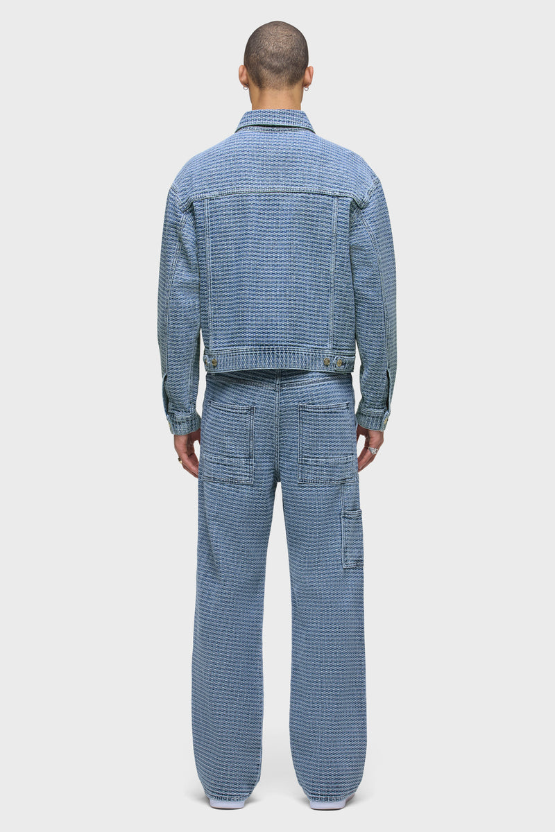 Jacquard Trucker Jacket