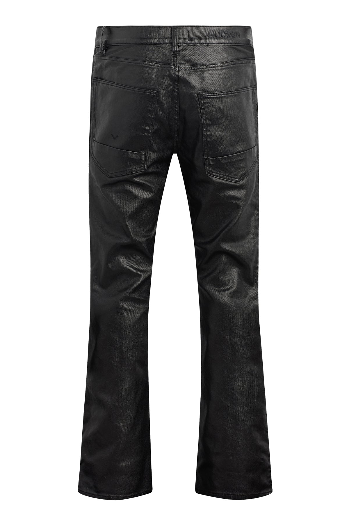値下依頼可XU DOG RICH/Black Waxed Denim Pants Rick Owens DRKSHDW 