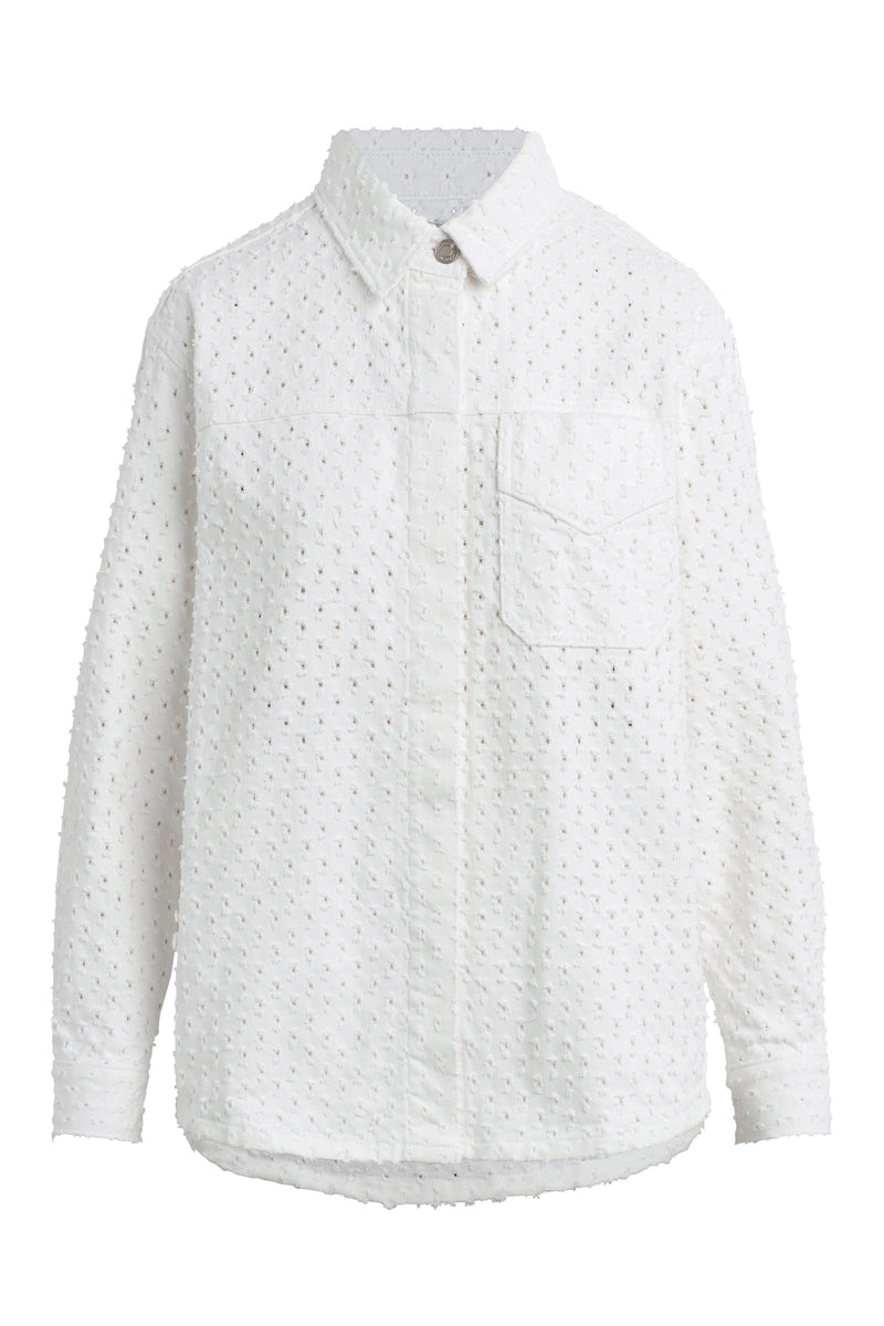 Tattered Shacket