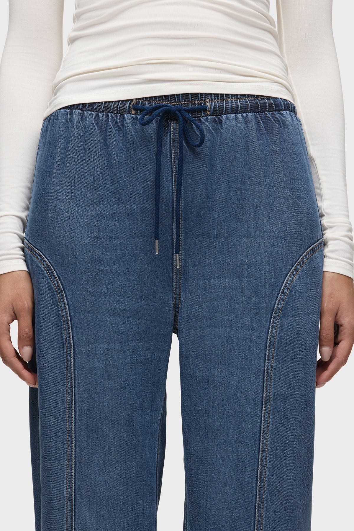 Aviator Drawstring Pant | Premium Italian Fabric | Hudson Jeans