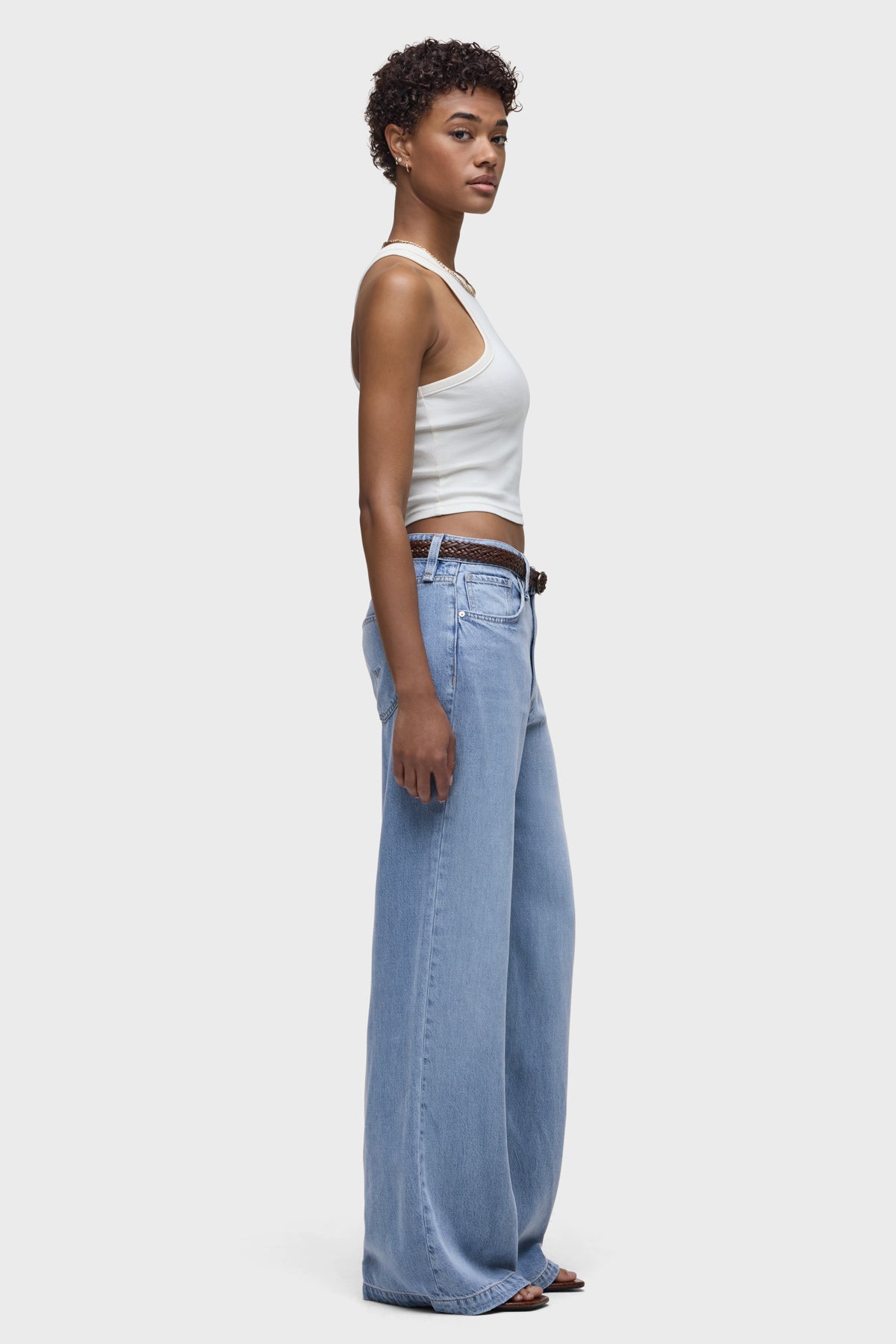 Jodie Lightweight Loose Fit Wide Leg | Hudson Jeans