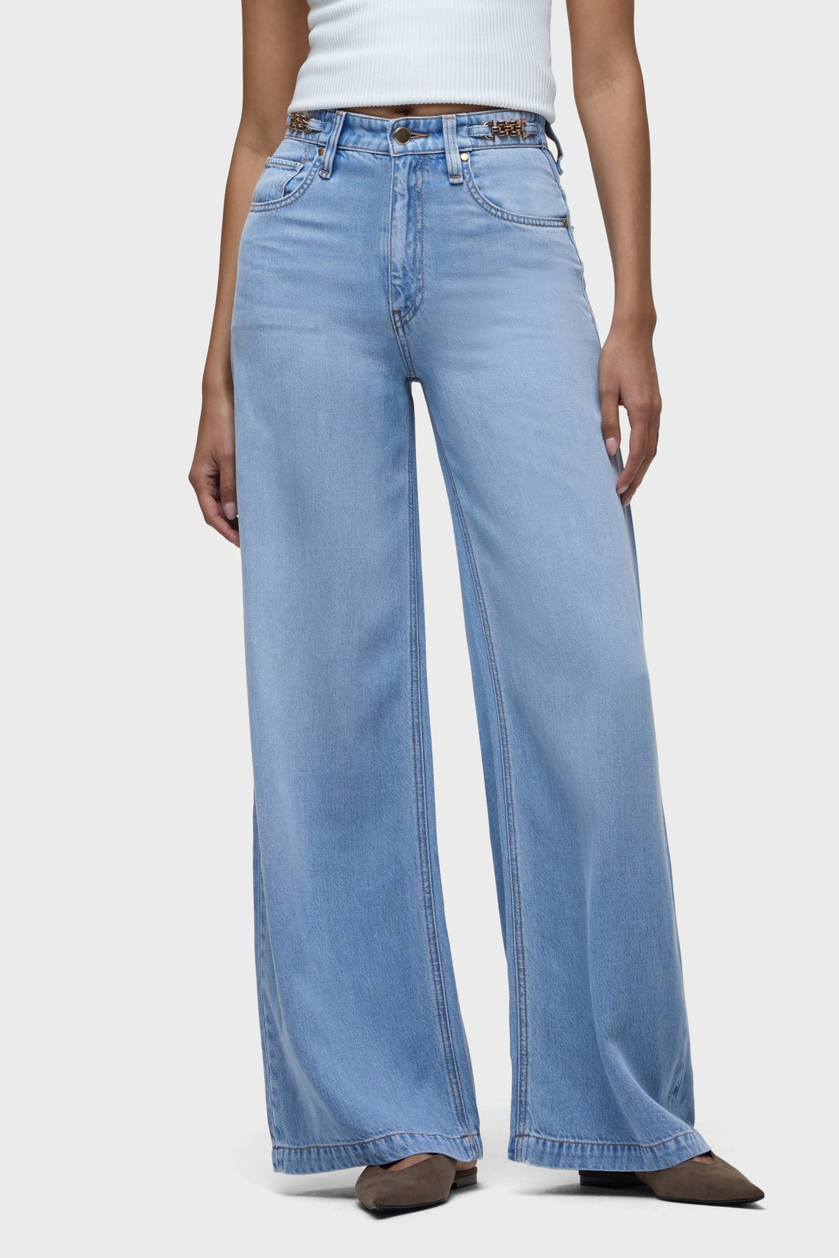James Accent Hardware Wide Leg | Hudson Jeans