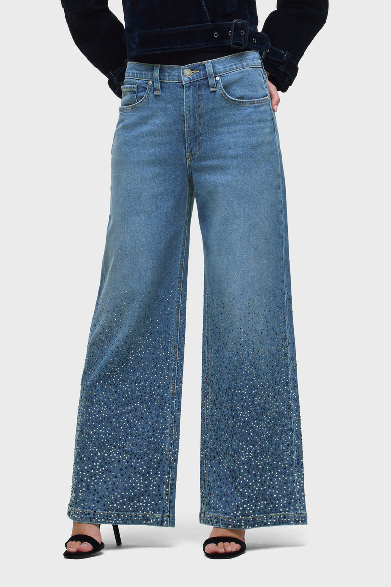 Jodie Loose Wide Leg W/ Stud Detailing