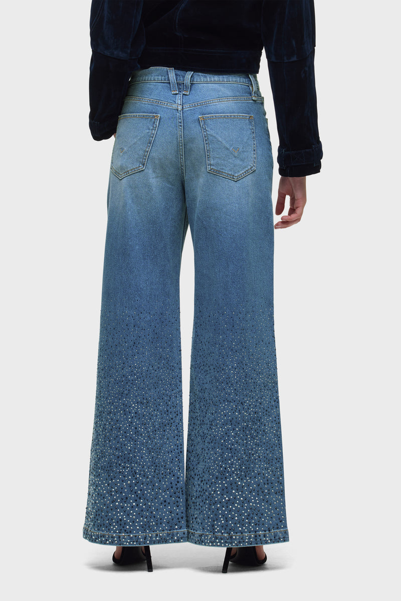 Jodie Loose Wide Leg W/ Stud Detailing