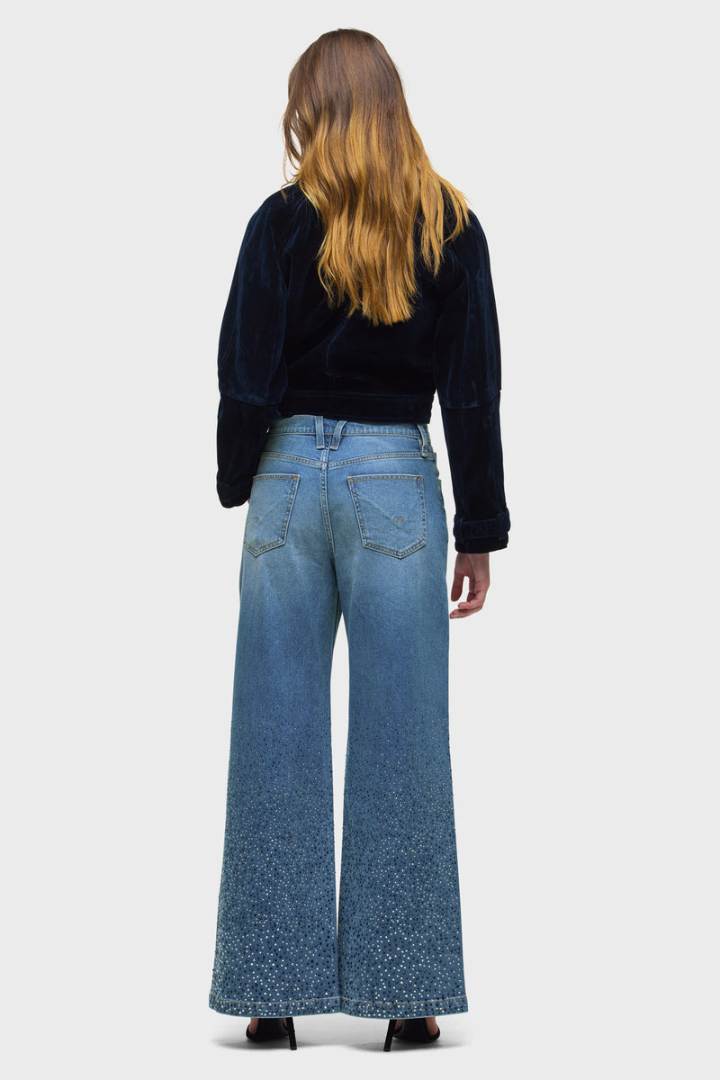 Jodie Loose Wide Leg W/ Stud Detailing