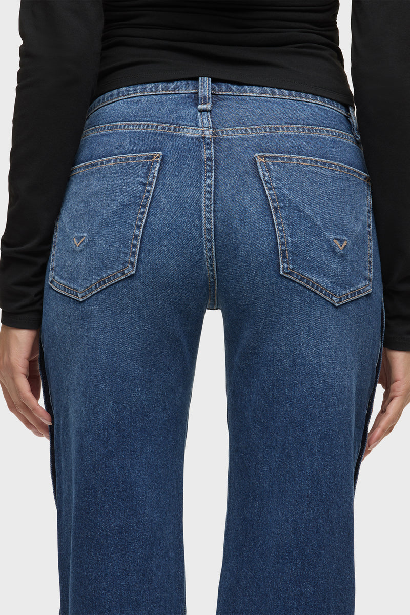 Rosie Side Seam Snaps Wide Leg