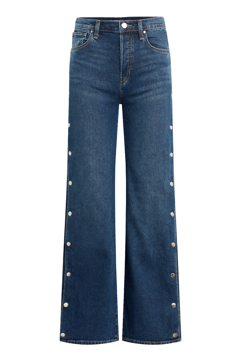 Rosie Side Seam Snaps Wide Leg