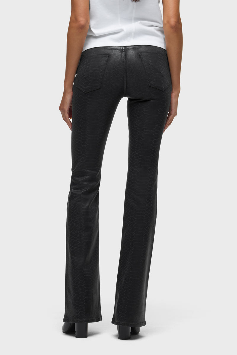 Barbara Snake Print High-Rise Bootcut