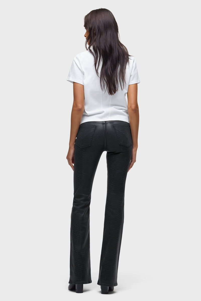 Barbara Snake Print High-Rise Bootcut