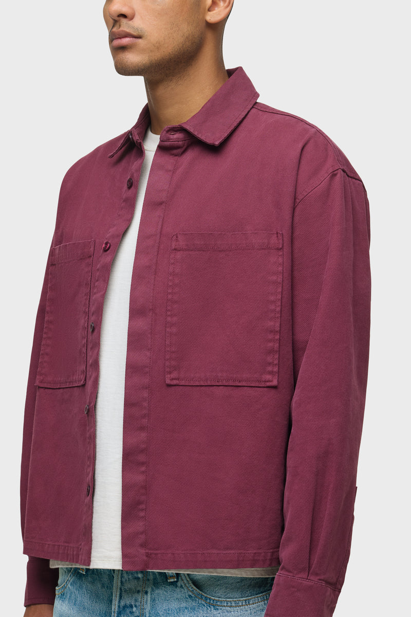 Relaxed Long Sleeve Overshirt