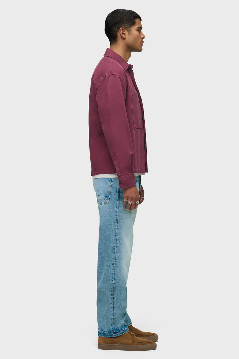 Relaxed Long Sleeve Overshirt