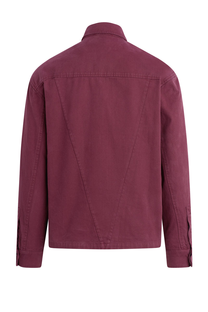 Relaxed Long Sleeve Overshirt