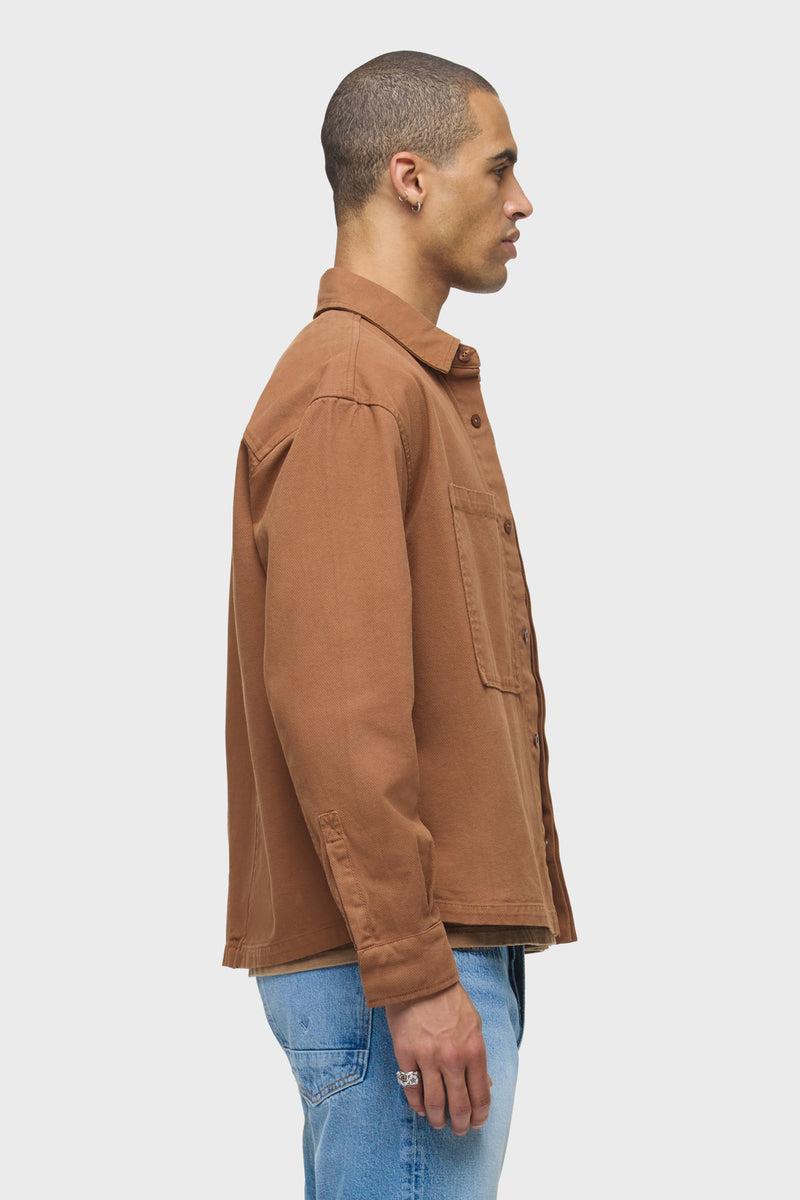 Relaxed Long Sleeve Overshirt