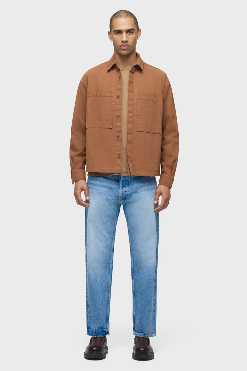 Relaxed Long Sleeve Overshirt