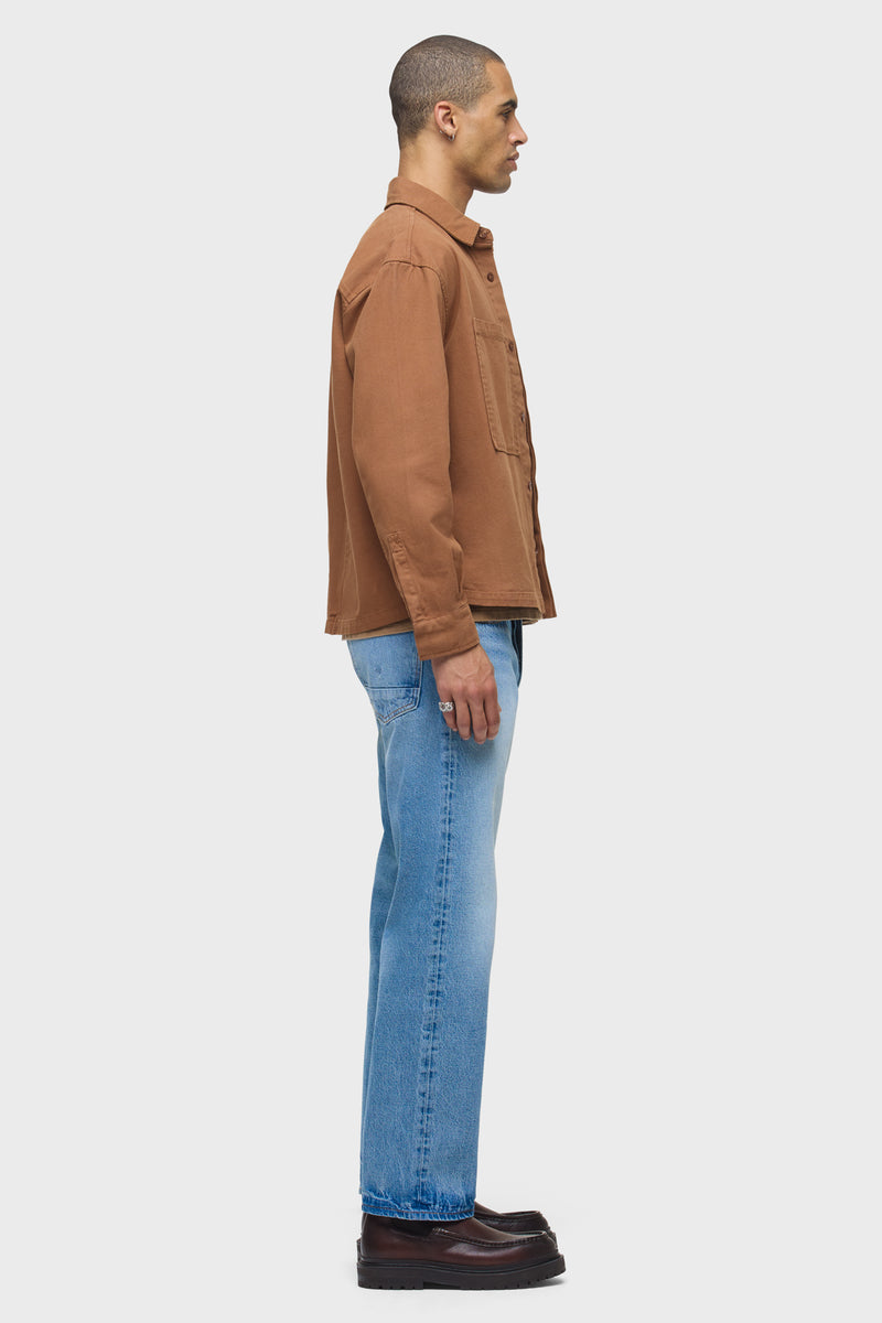 Relaxed Long Sleeve Overshirt
