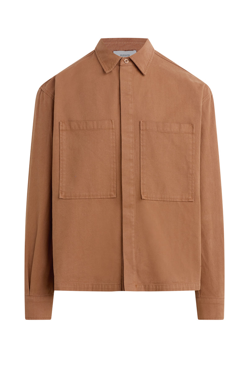Relaxed Long Sleeve Overshirt