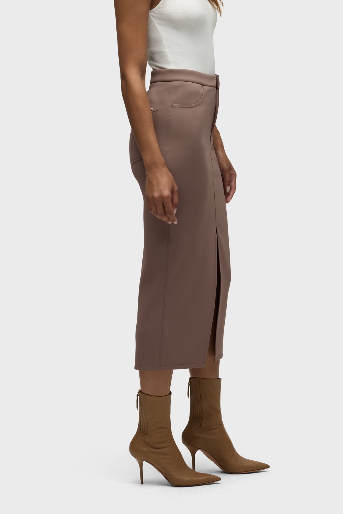 DANTON（ダントン）の「WOMEN'S COTTON TWILL WIDE SKIRT