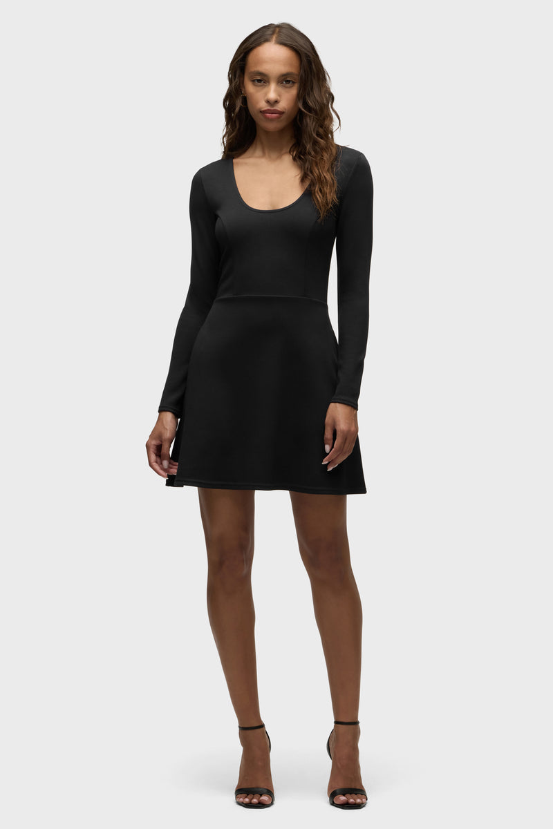 Long Sleeve Skater Dress