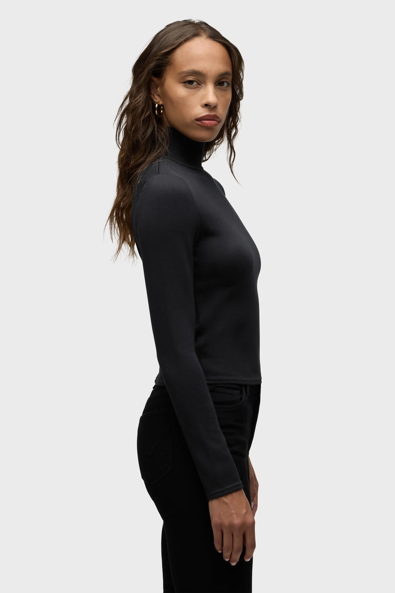 8YARDS Women’s CB MockNeck | Off Black jc6bb37s41_black-