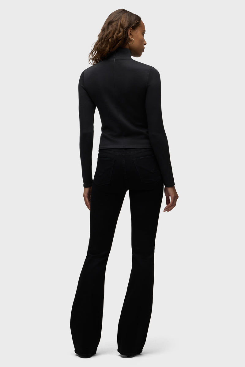 Mock Neck Long Sleeve Top