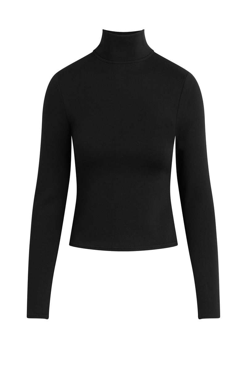Mock Neck Long Sleeve Top