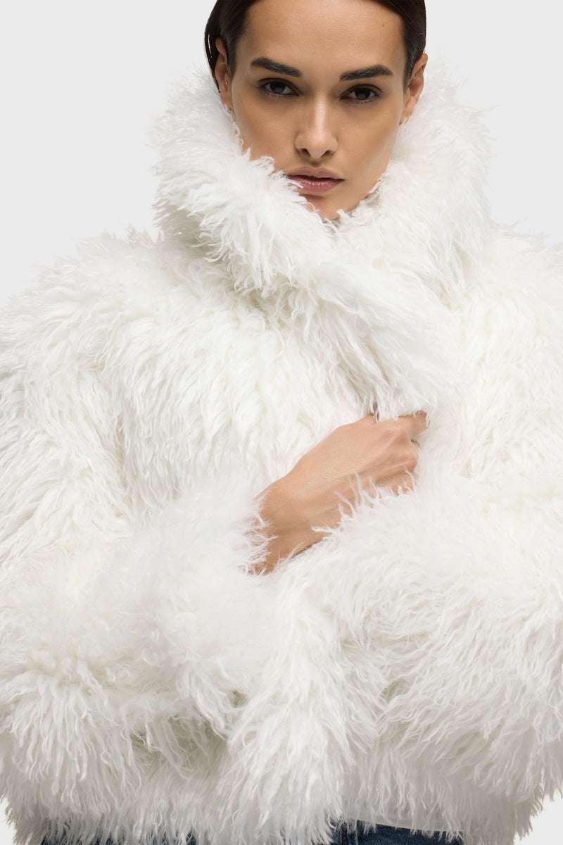 Mongauxlian Cropped Coat