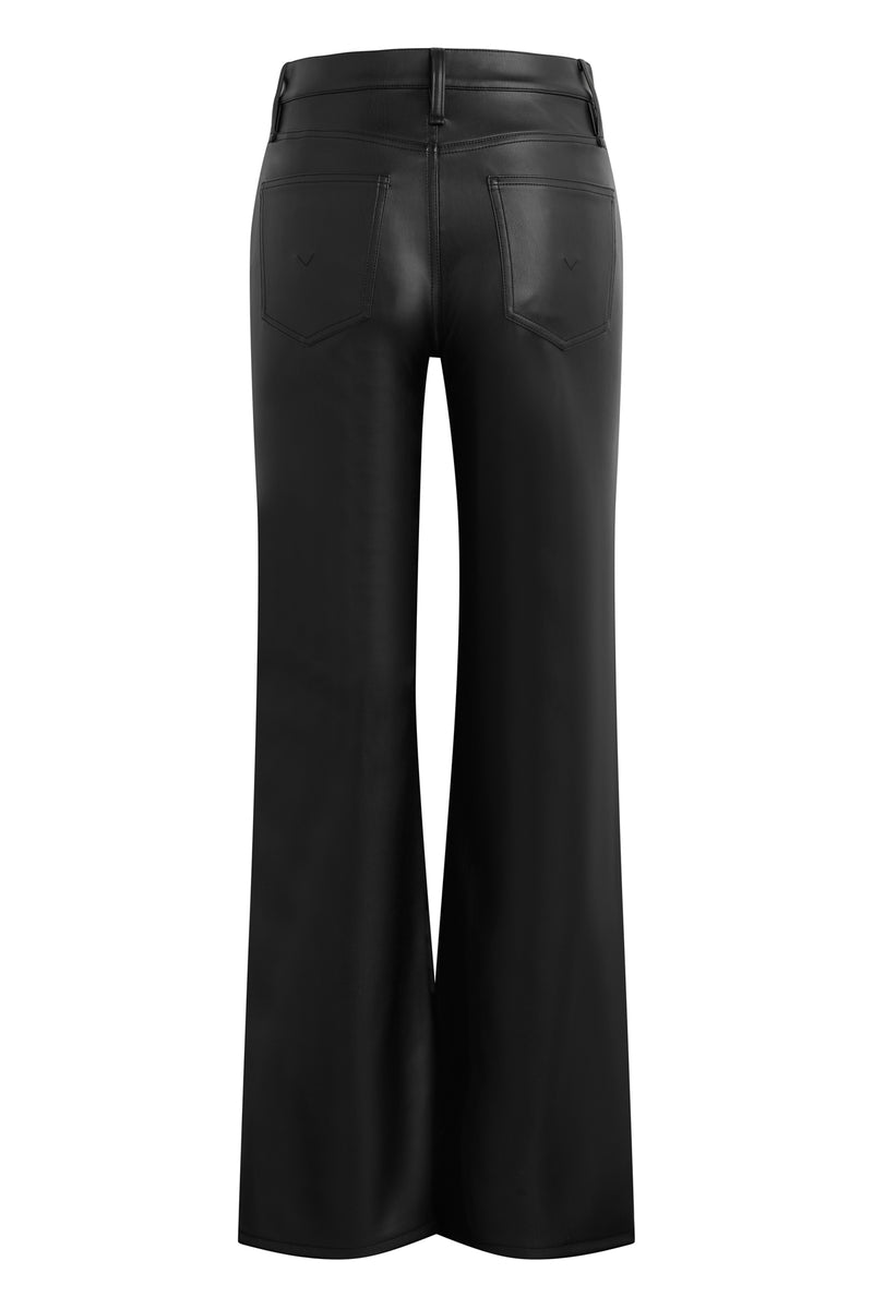 Rosie Vegan Leather High-Rise Wide Leg