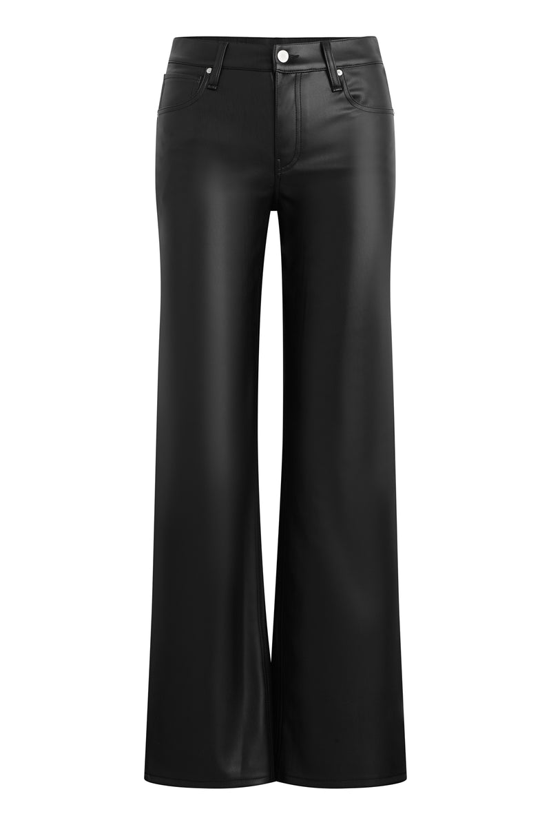 Rosie Vegan Leather High-Rise Wide Leg