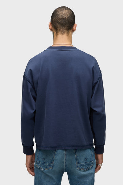 Long Sleeve Heavy Weight Tee | Premium Italian Fabric | Hudson Jeans