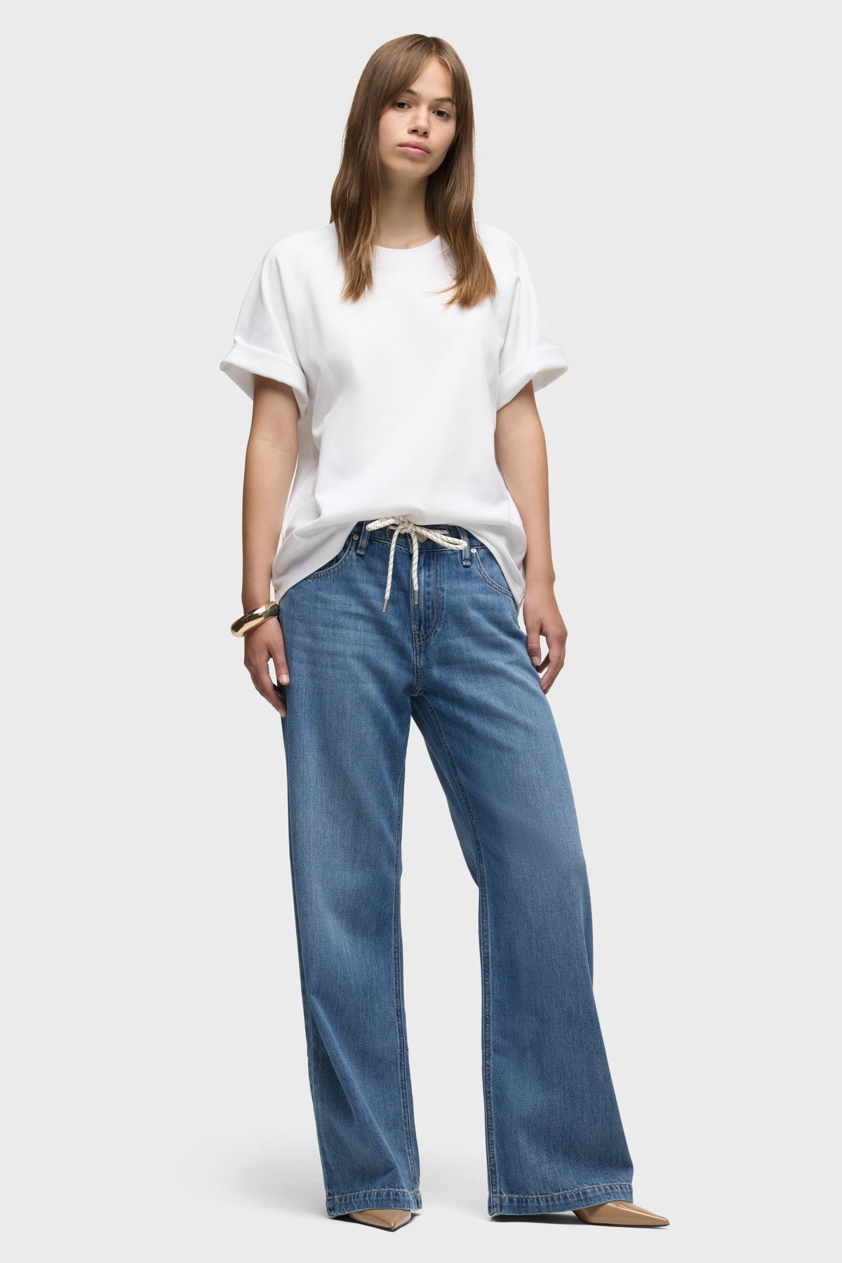 Oversized Raglan Tee | Premium Italian Fabric | Hudson Jeans