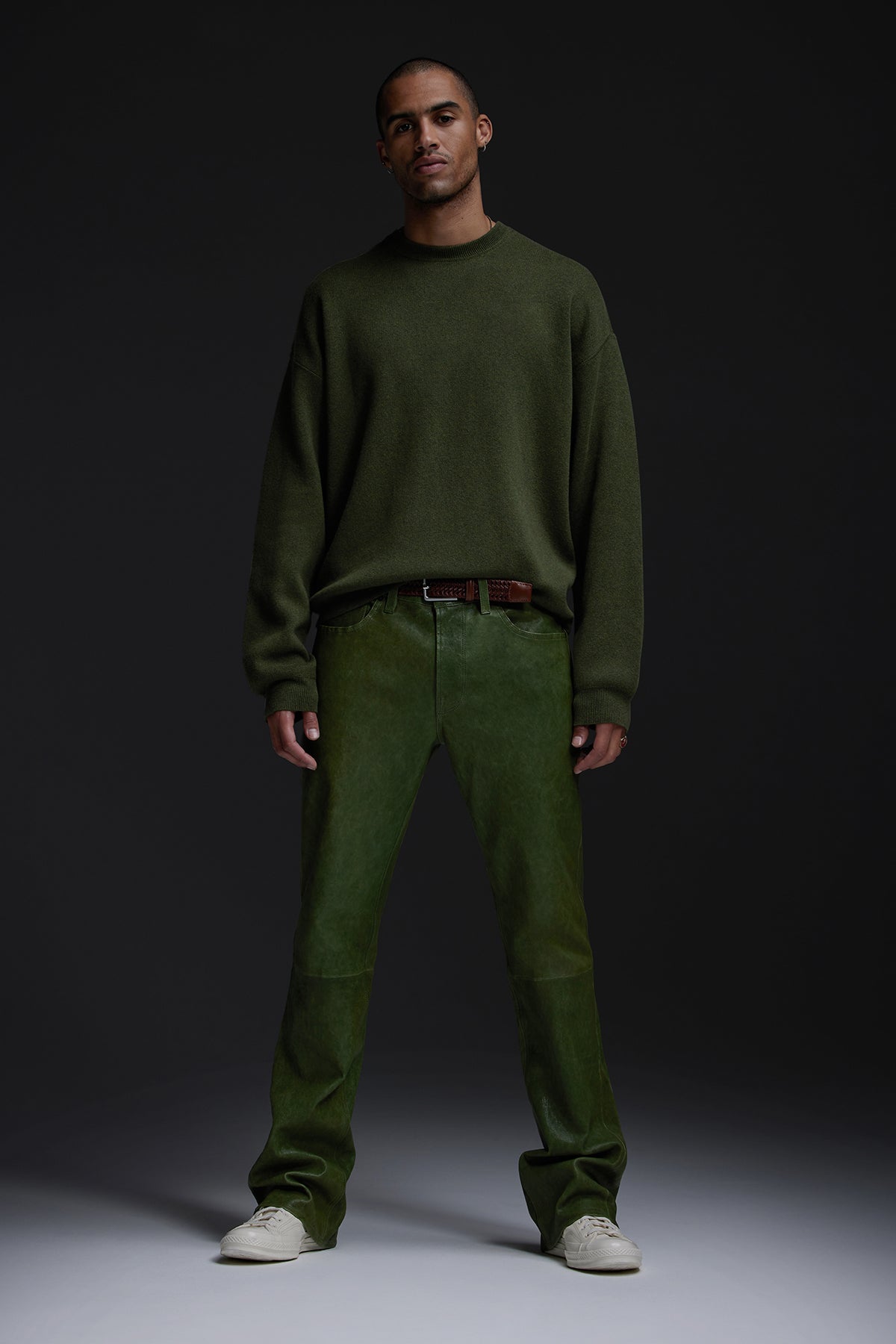 Crew Neck Sweater Premium Italian Fabric Hudson Jeans