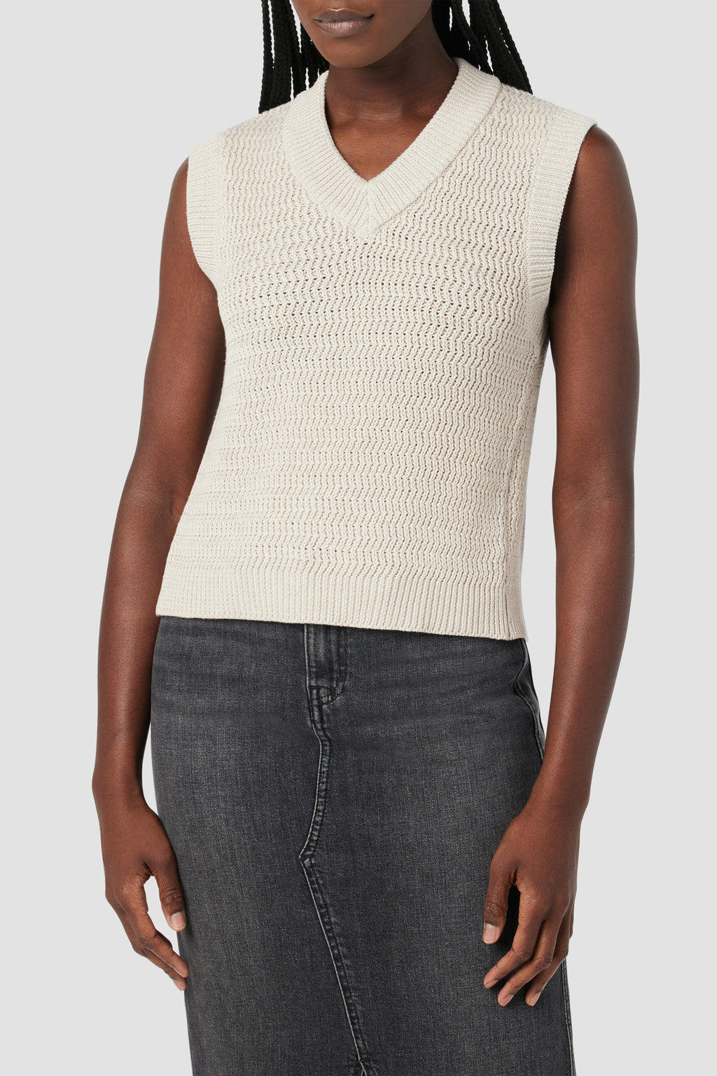 Knot Back Sleeveless Sweater