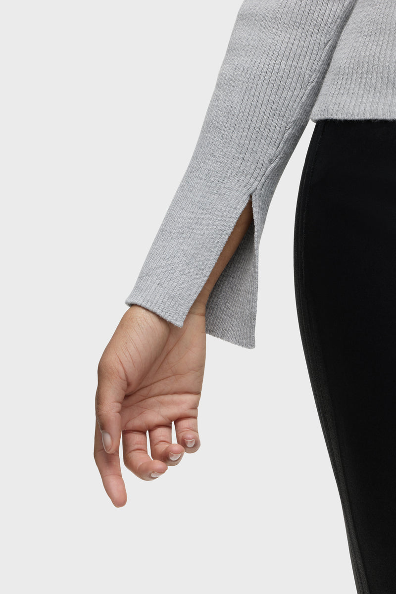 Long Sleeve V-Neck Popover
