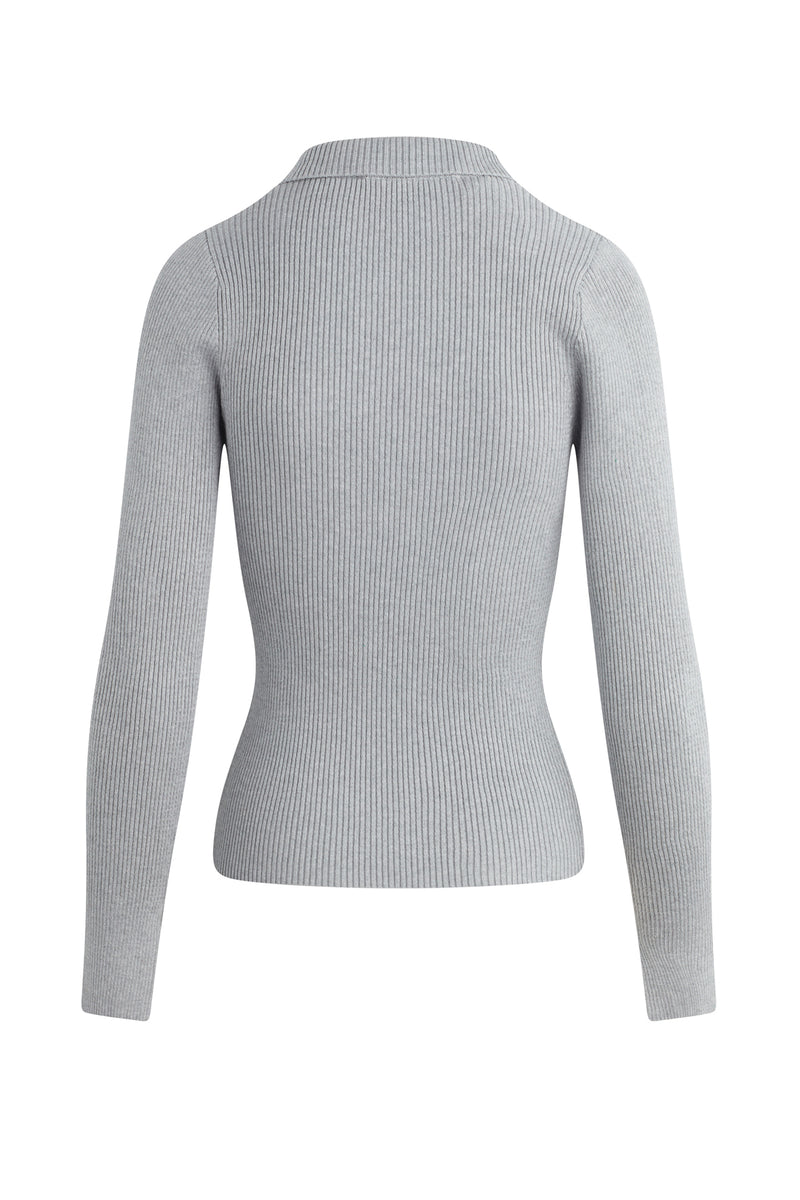 Long Sleeve V-Neck Popover