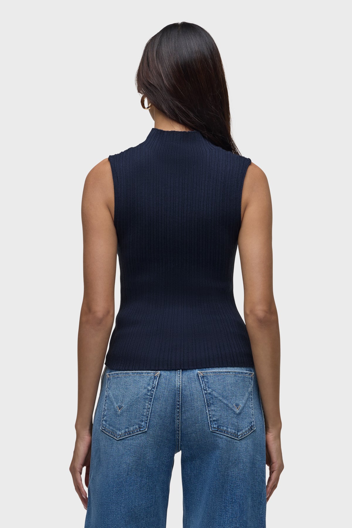 Mock Neck Sweater Tank | Hudson Jeans