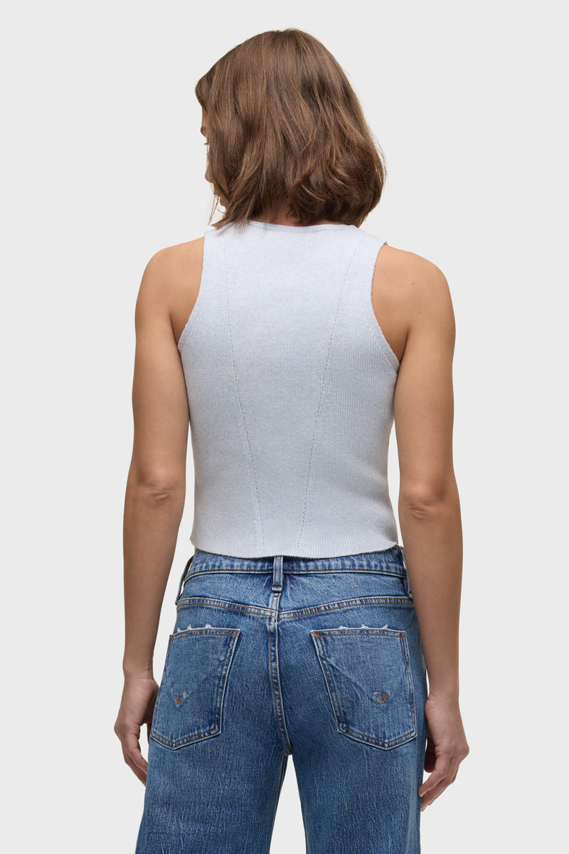 Sleeveless V-Neck Sweater