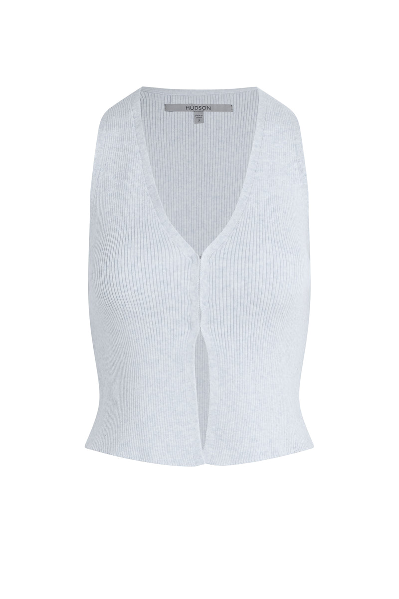 Sleeveless V-Neck Sweater