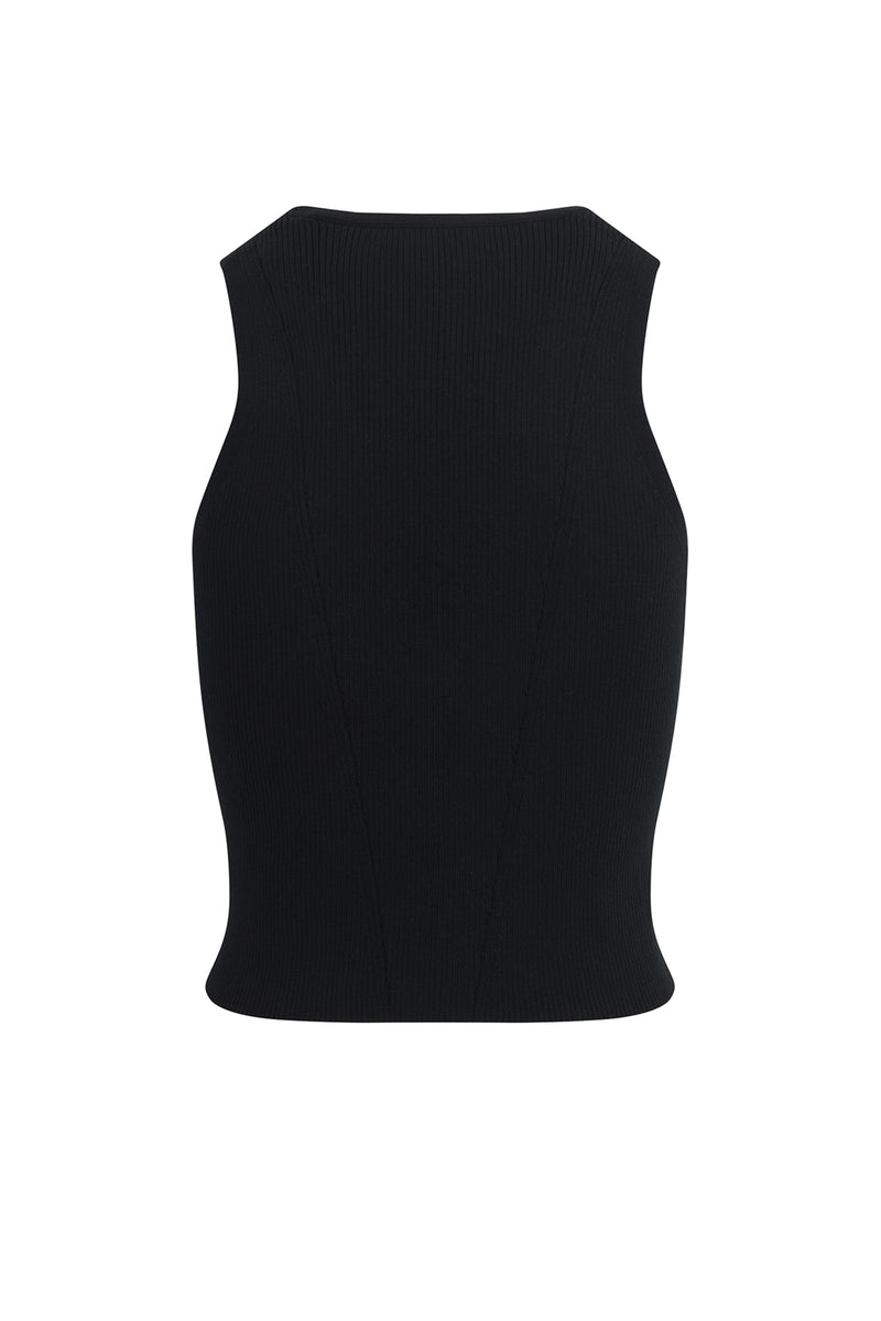 Sleeveless V-Neck Sweater