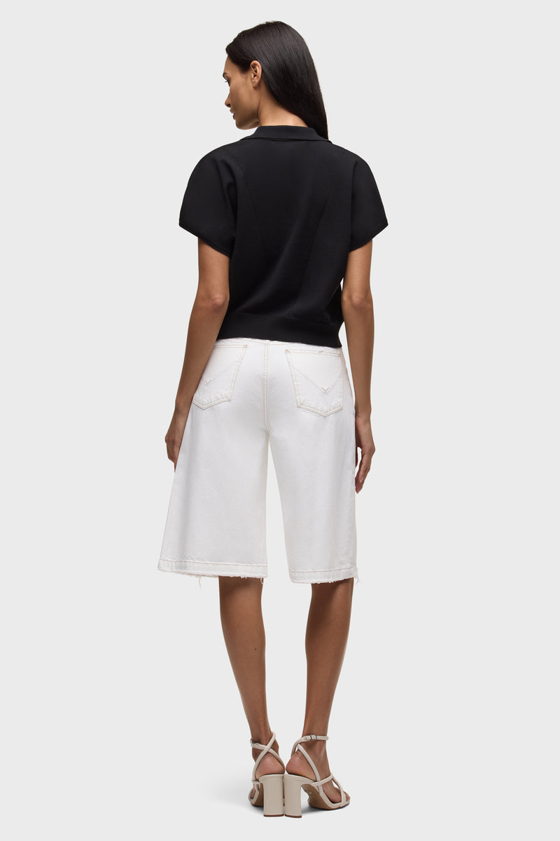 Draped Collared Sweater