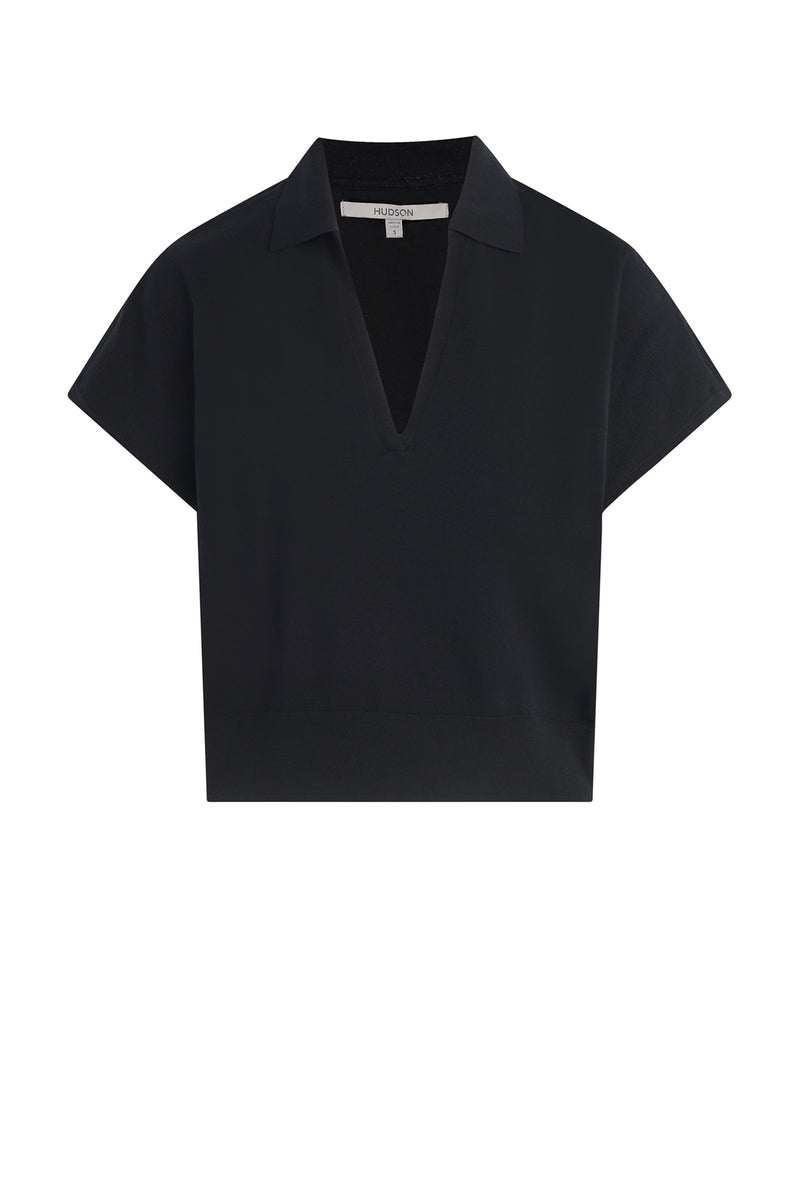 Draped Collared Sweater