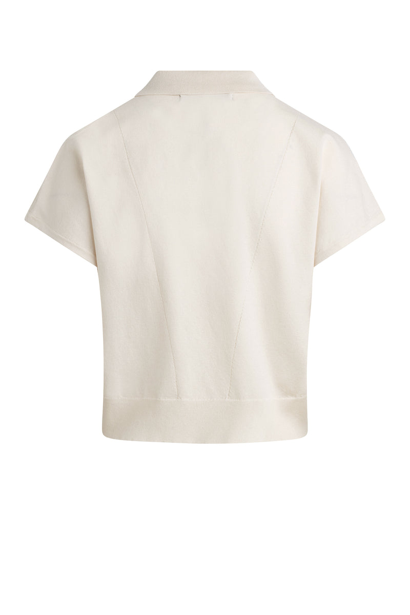 Draped Collared Sweater