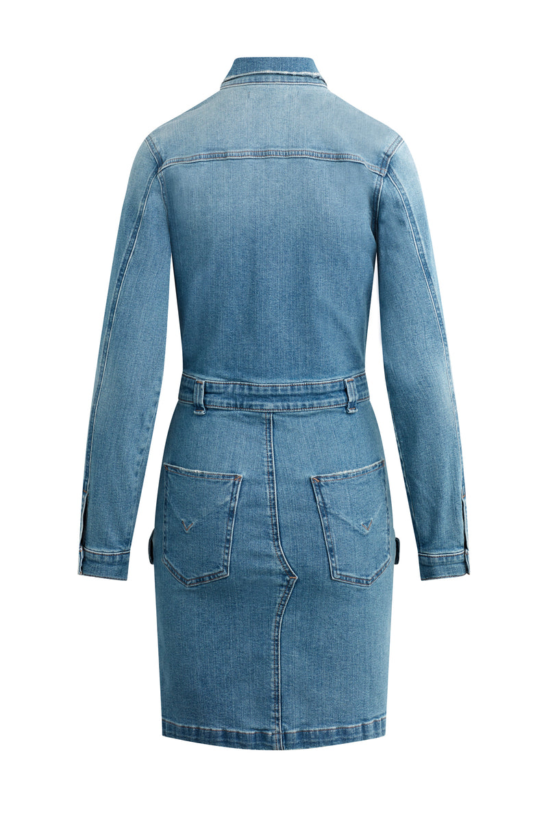 Long Sleeve Reconstructed Dress
