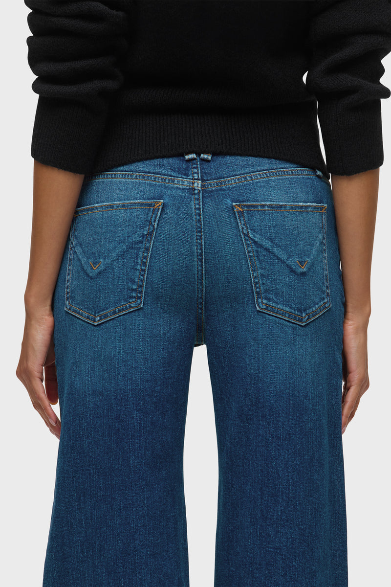 Jodie Loose Wide Leg W/ Contrast Front Panel