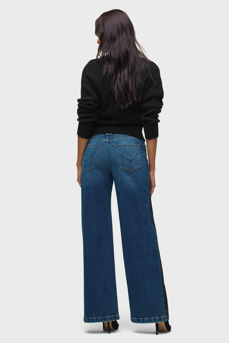 Jodie Loose Wide Leg W/ Contrast Front Panel
